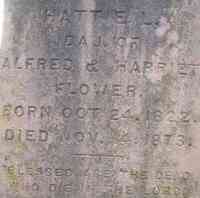 Harriet M FLOWER - Grave