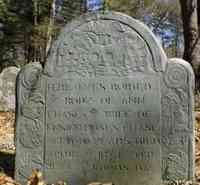 Anne FOLLANSBEE - Grave HERE LYES BURIED BODY OF ANN CHASE YE WIFE OF ENSIGN MOSES CHASE AGED 40 YEARS DIED APRIL Ye 18, 1708 BEING Ye LORDS DAY