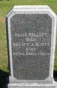Ellis FOLLETT - Grave