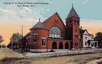 Fort Smith, Arkansas, USA - Fort Smith, Arkansas, USA - Central M. E. Church South, and Parsonage, Fort Smith, Ark.