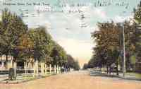 Fort Worth, Texas, USA - Henderson Street, 1910