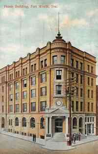 Fort Worth, Texas, USA - Hoxie Building, 1909