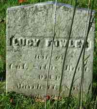 Lucy FOWLER - Grave