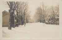 Francestown, New Hampshire, USA - Snowy view of Francestown, N.H.