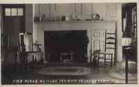 Francestown, New Hampshire, USA - Fireplace, Matlida Tea Room