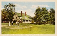 Franconia, New Hampshire, USA - Lodge and 5th Green, Forest Hills Hotel, Franconia, White Mountains, N.H.