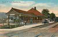 Franklin, Pennsylvania, USA - Franklin, Pennsylvania, USA - Erie R.R. Depot, Franklin, Pa.