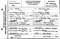 Barbara Ann GABOURY - 1955 marriage