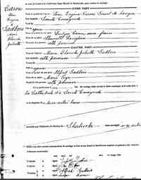 Léon-Eugene CARON - 1913 marriage