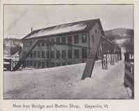 Stockbridge, Vermont, USA - New Iron Bridge and Button Shop, Gaysville, Vt.