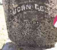 John GEE - Grave