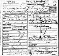 Harmon Leroy GIFFORD - Death