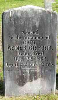 Abner GIFFORD - Grave