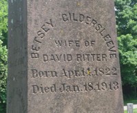 Betsey GILDERSLEEVE - Grave