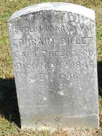 Ephraim GILLETT - Grave