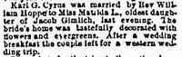 Matlida "Tillie" Louise GIMLICH - Springfield Republican Springfield, Massachusetts September 9, 1892