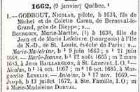 Marthe BOURGOUIN - Title	Dictionnaire généalogique des familles canadiennes depuis la fondation de la colonie Dictionnaire généalogique des familles canadiennes depuis 