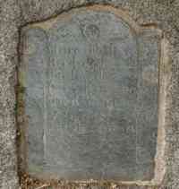 Richard GODFREY - Grave Inscription: Here lyeth ye body of Richard Godfrey he died August 14 1725 Age 74