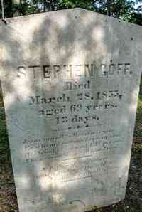 Stephen GOFF - Grave