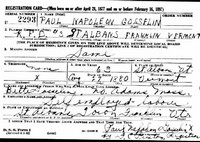 Paul Napoleon GOSSELIN -