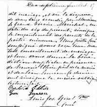 Joseph GOYETTE - 1889 marriage (part 2)