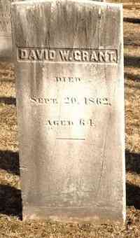 David Wadsworth GRANT - Grave