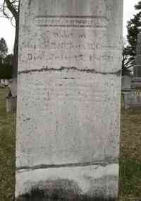 Elizabeth GRAVES - Grave