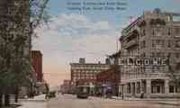 Great Falls, Montana, USA - Great Falls, Montana, USA - Central Avenue and First Street, looking East, Great Falls, Mont.