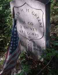 Caleb H H GREENE - Grave