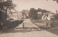 Greene, Maine, USA - Broadway Looking West