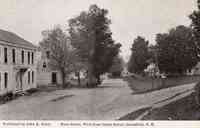 Greenfield, New Hampshire, USA - Main Street, West from Depot Street