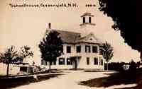 Greenfield, New Hampshire, USA - School House