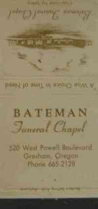 Gresham, Oregon, USA - Bateman Funeral Chapel