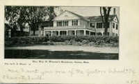 Groton, Massachusetts, USA - Hon. Wm. F. Wharton's Residence