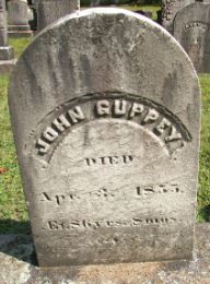 John GUPPY (GUPPEY) - Grave