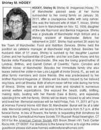 Shirley M HAGENOW - The Hartford Courant Hartford, Connecticut February 6, 2011