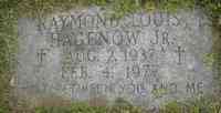 Raymond Lewis HAGENOW - Saint James Cemetery Manchester Hartford County Connecticut, USA