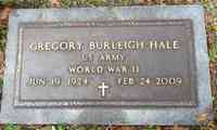 Gregory Burleigh HALE - Grave