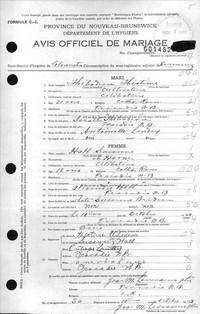 Suzanne Marie HALL - 1928 marriage