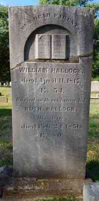 William HALLOCK - Grave