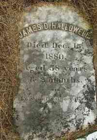 James Dennis HALLOWELL - Grave