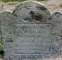 John HAMMOND - Grave Inscription: MEMENTO MORI FUGIT HORA Here lyes buried ye body of lieutenant JOHN HAMMOND aged 85 years & 4 mo who deceased novmbr 22n