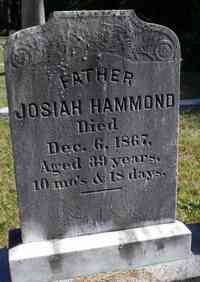 Josiah N. HAMMOND - Grave