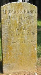 Thomas S HANEY - Grave