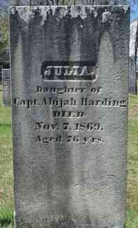 Julia HARDING - Grave