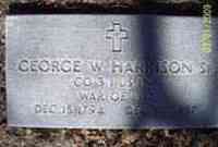 George Washington HARRISON - Grave
