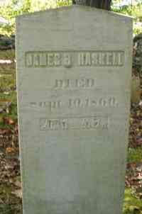 James Bowdoin HASKELL - Grave