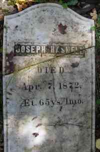 Joseph HASKELL - Grave