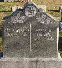 George S HASKINS - Grave
