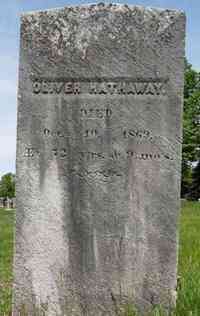 Oliver HATHAWAY - Grave